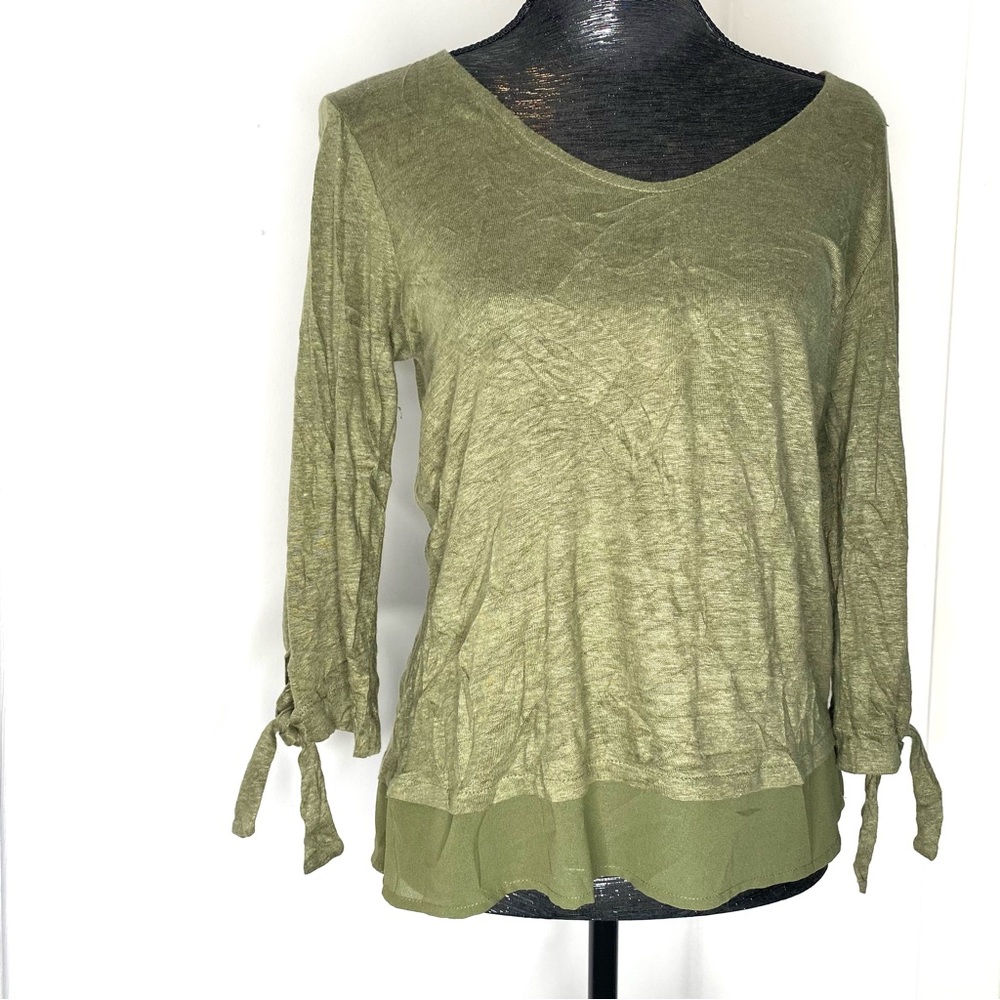 Sanctuary Olive Green Blouse